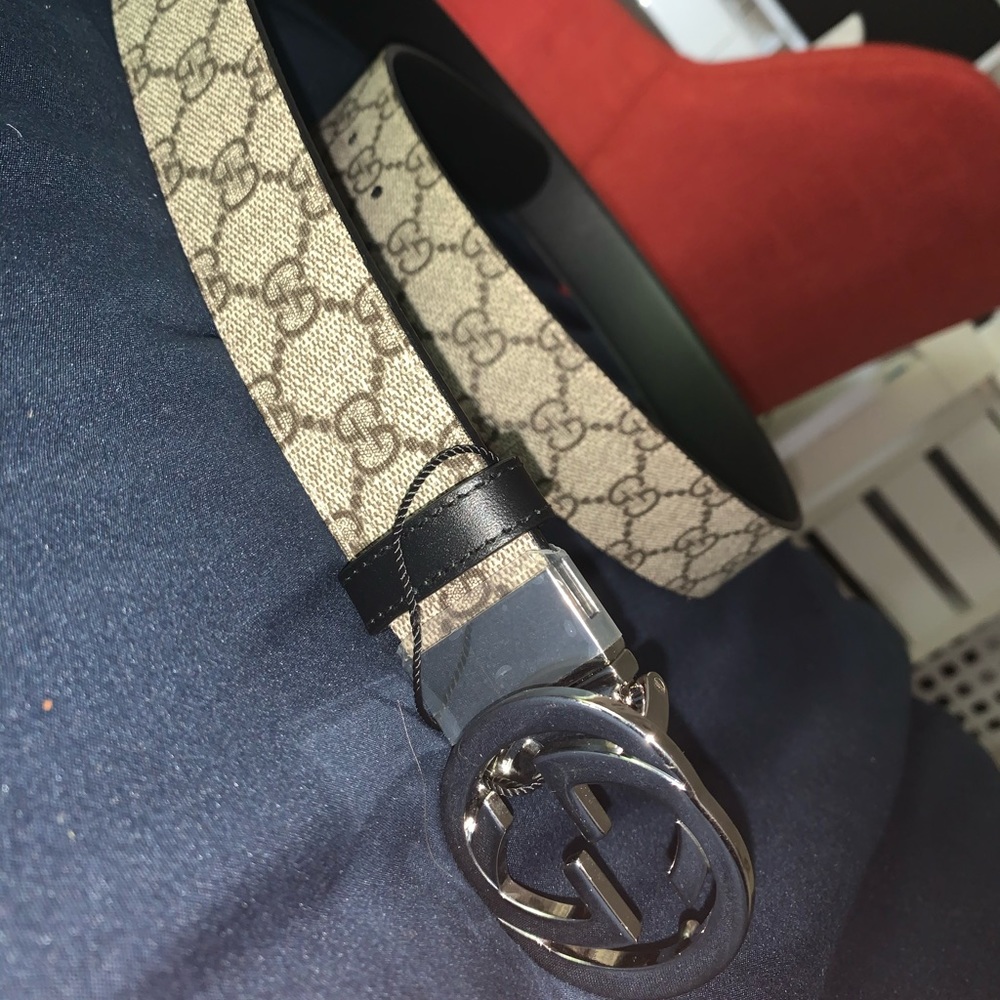 Reversible Leather Gucci Belt
